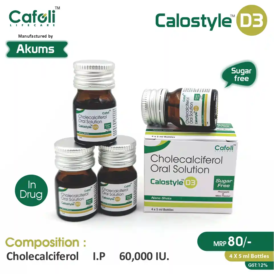 Vitamin D3 60000 IU Nano Shot PCD Pharma Franchise